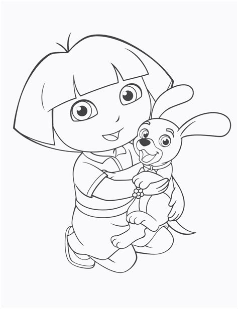 @ibunnysx the part 1 of this is a mess so if you haven't watched. Image - Dora-coloring-page-dog-1.gif | Dora the Explorer ...