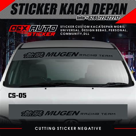 Sticker Kaca Depan Mobil Stiker Universal 6 Lazada Indonesia