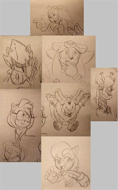 Sonic Doodles By Chauvels On DeviantArt