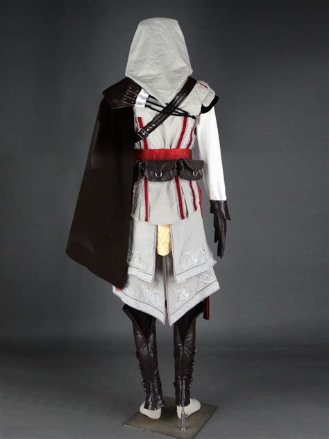 Assassin S Creed II Ezio Costumes White Cosplay Deluxe