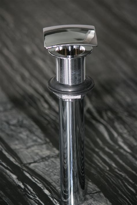 Try vinegar and baking soda. Square Fix Dome Vessel Sink Drain | Polished Chrome