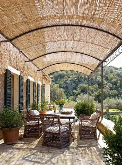 This gazebo was originally sold at target. What an interesting canopy over this patio...it looks like ...