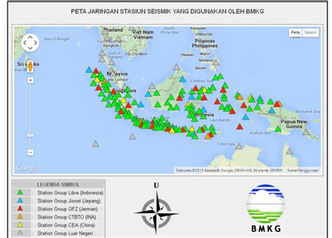 Seismic Stations Across Large Areas In Indonesia Run By Several
