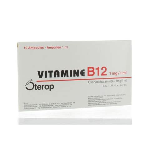 Sterop Vitamine B12 Scimiv Ampoules 10 X 1 Mg Vitamines B