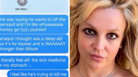 britney spears shares texts she sent mum from mental health facility in 2019 daily telegraph