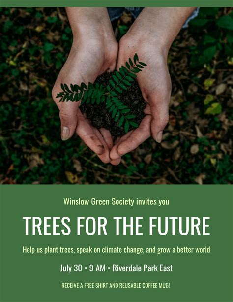 Tree Planting Event Poster Venngage
