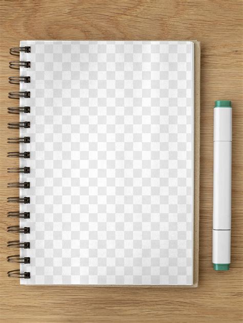 Blank Plain White Notebook Page Premium Png Rawpixel
