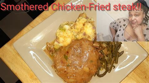 We will definitely make this again! Smothered Chicken fried Steak! Sunday Dinner - YouTube