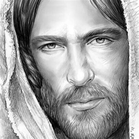 Pin By Jan Watt On Christian Jesus Drawings Jesus Sketch Jesus Face