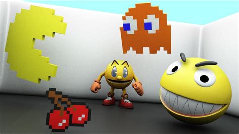 Pacman 3d Video Collection Pacman Animation Youtube