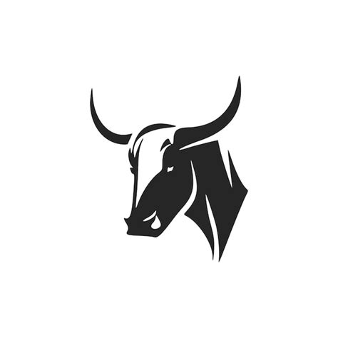 Premium Vector Classic Black And White Bull Logo Perfect For Any