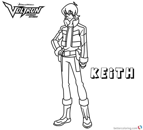 Voltron Coloring Pages Keith - Free Printable Coloring Pages
