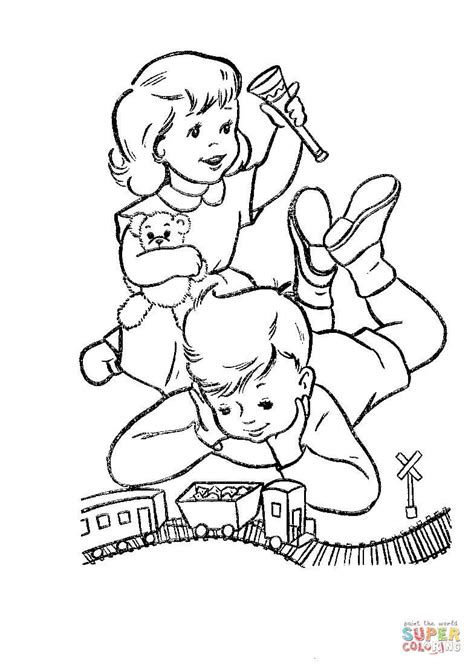 You can draw any pattern. Toy Box Coloring Page at GetColorings.com | Free printable ...