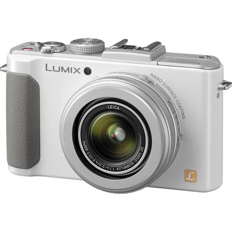 Panasonic Lumix Dmc Lx7 Digital Camera White Dmc Lx7w Bandh