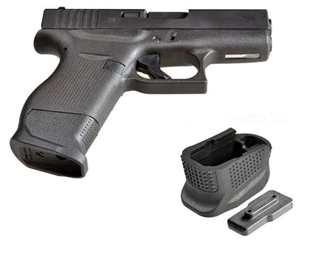 Glock 43 Enhanced Magazine Base Plate Plus Extension For 9mm 6rd Pistol