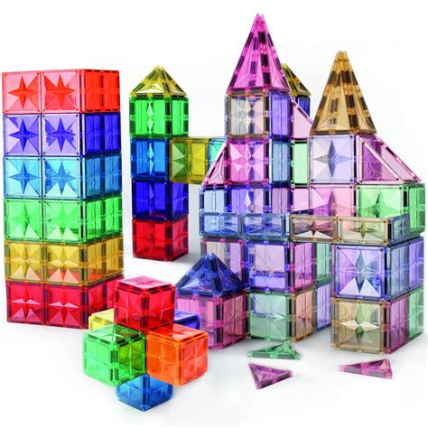 Buy Star Design Magnetic Tiles For Kids Educational 3d Magnet Building
