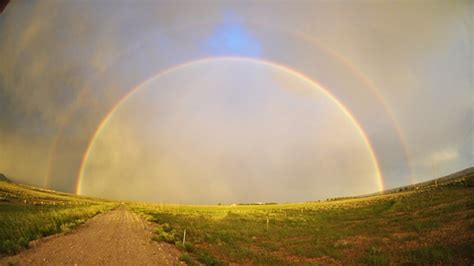 Another Exquisite Double Rainbow Photographed In Wyoming Fox News