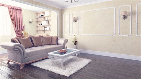 Wohnzimmer Sofa Tisch Kissen Hell 3840x2160 Uhd 4k