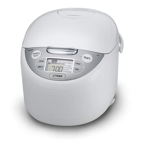 Tiger JAX R18U 10 Cup White 4 In 1 Micom Rice Cooker With Tacook
