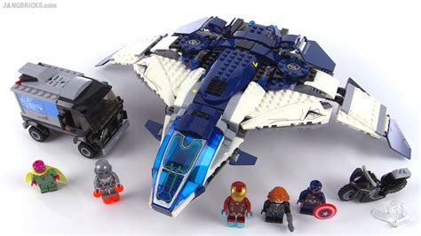 Lego Marvel The Avengers Quinjet City Chase Review Set 76032