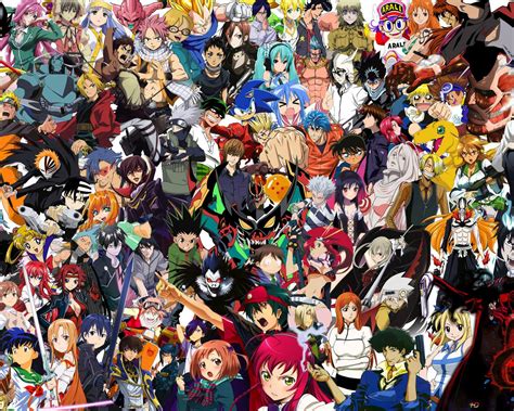 Anime Crossover Poster 4k Wallpaper Download