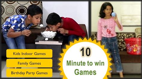 10 One Minute Games For Kids And Adults Indoor Games For Kids 10