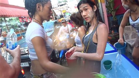 songkran 2015 sexy water battle in pattaya thailand extended cut youtube
