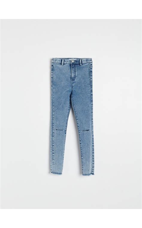 Nakupujte online Roztrhané skinny džínsy RESERVED 6160G 05J
