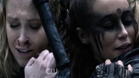 The 100 Season 3 Finale I Cried Over Lexa And Clexa Im Done With