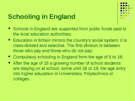 3 System Of Education In Great Britain