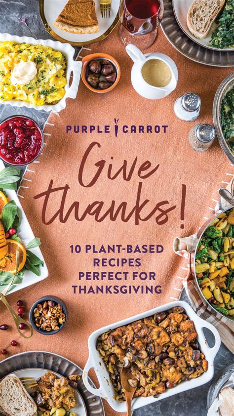 The Essential Plant Based Thanksgiving Menu Planner Purple Carrot