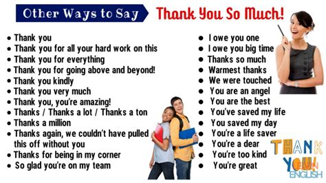 Thank You Synonym 45 Powerful Synonyms For Thank You For Esl