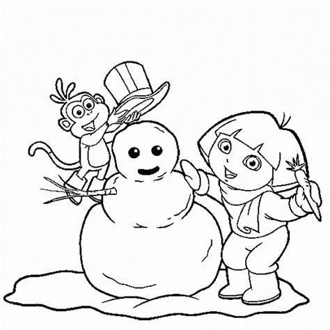 All these pictures can be open in a new windows and enlarged, then you can print them. Dora and boots coloring pages to download and print for free
