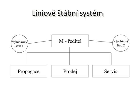 B) štábní struktury (staff structures). PPT - Podnikové řízení a organizační výstavba podniku ...