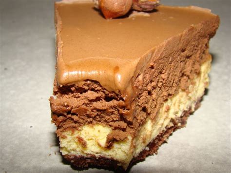Cool cheesecake on a wire rack 10 minutes. Cheesecake Vanille/Noisettes sur Meringue et sa Mousse au ...
