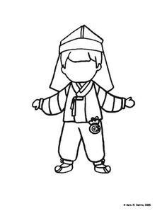 54 Best Korean Coloring Pages images | Coloring pages, Color, Korean