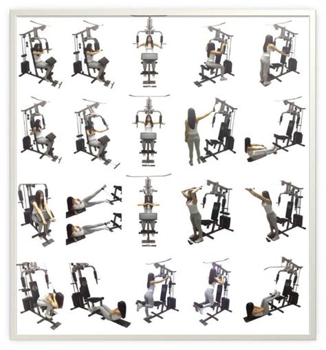 estação de musculação aparelho de ginástica aparelho de musculação