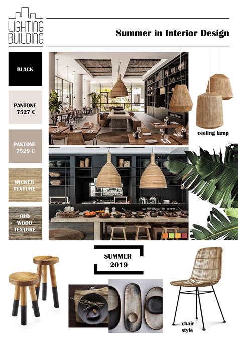 Summer Concept Moodboard Interior Design Mood Board Interior Concept