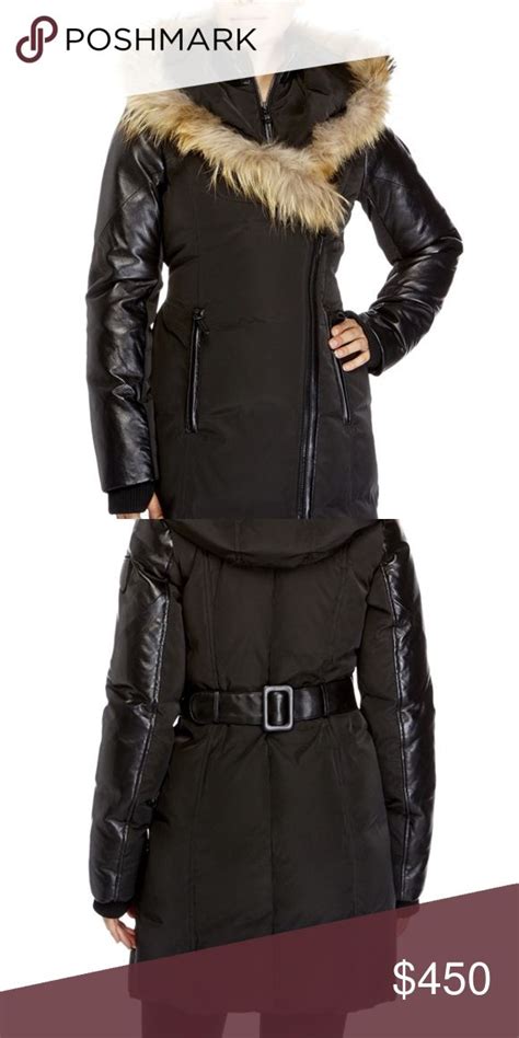 Atelier Noir Rudsak Coat Leather Sleeve Coat Clothes Design