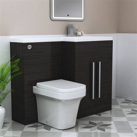 With 40 years of experience our team carefully selects each collection to create the perfect balance of style and performance. Grey RH Combination Bathroom Furniture Vanity Unit & Basin ...