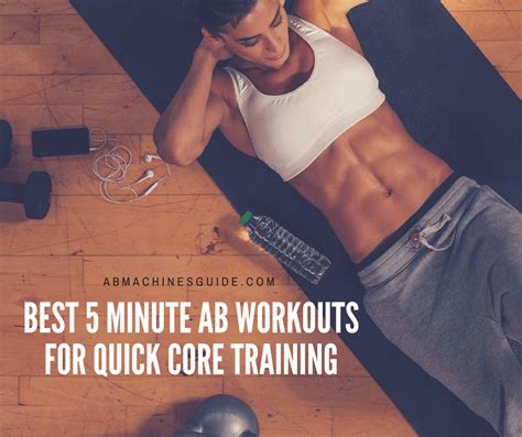 Best 5 Minute Ab Workouts For Quick But Efficient Training