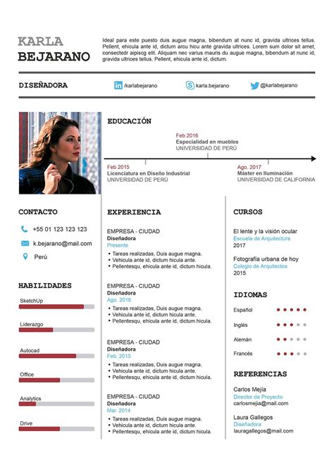 A curriculum vitae, or cv, includes more information than your typical resume, including details of your education and academic achievements, research, publications, awards, affiliations, and more. Diseño de Currículum Creativo para Rellenar - Modelo CV News