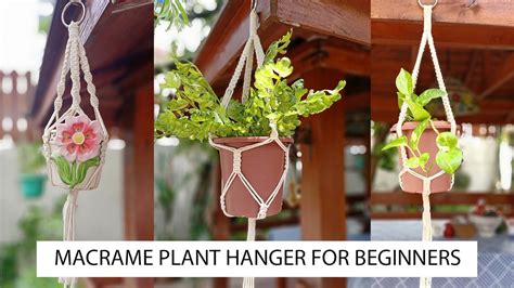 According to those that have made the planter, it is so easy, a child could make it! Macrame Plant Hanger for Beginners - YouTube
