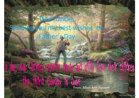 Fathers Day General Readin English Esl Powerpoints