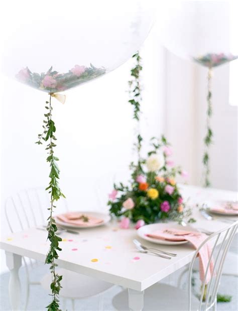 On the other hand, foil balloons have a metallic component; 21 Sweet Balloon Decorations For A Bridal Shower - Shelterness