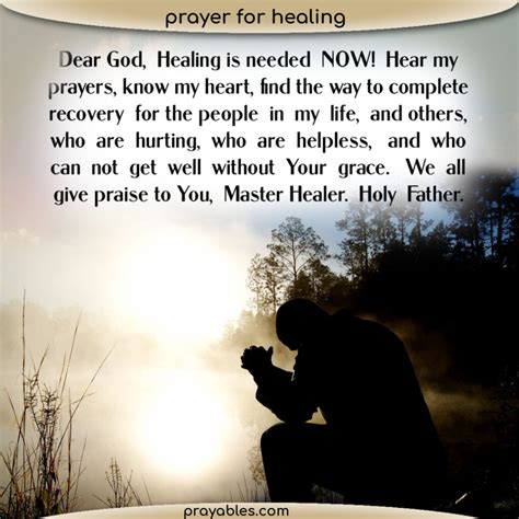 Prayer Healing Now Prayables