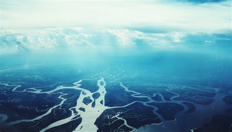 A River Delta Is Where A River Mouth Enters A Body Of Water Such As An