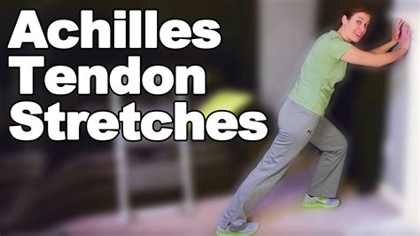 Achilles Tendon Stretches And Exercises Ask Doctor Jo Youtube