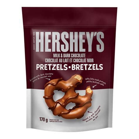 Hershey Dipped Choc Pretzel 170g