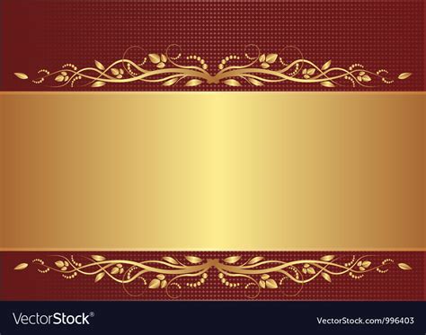 Burgundy And Gold Background Royalty Free Vector Image